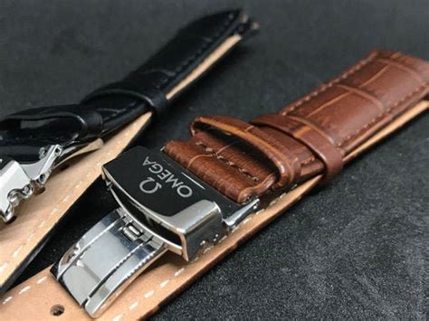 omega fine leather watch box price|omega leather watch strap 18mm.